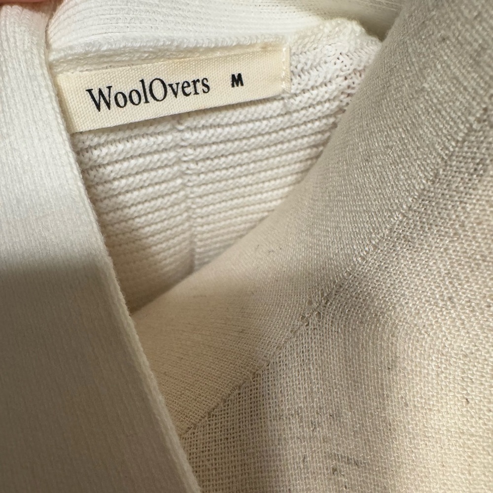 WoolOvers White Open Ribbed Cardigan - Picture 4 of 5